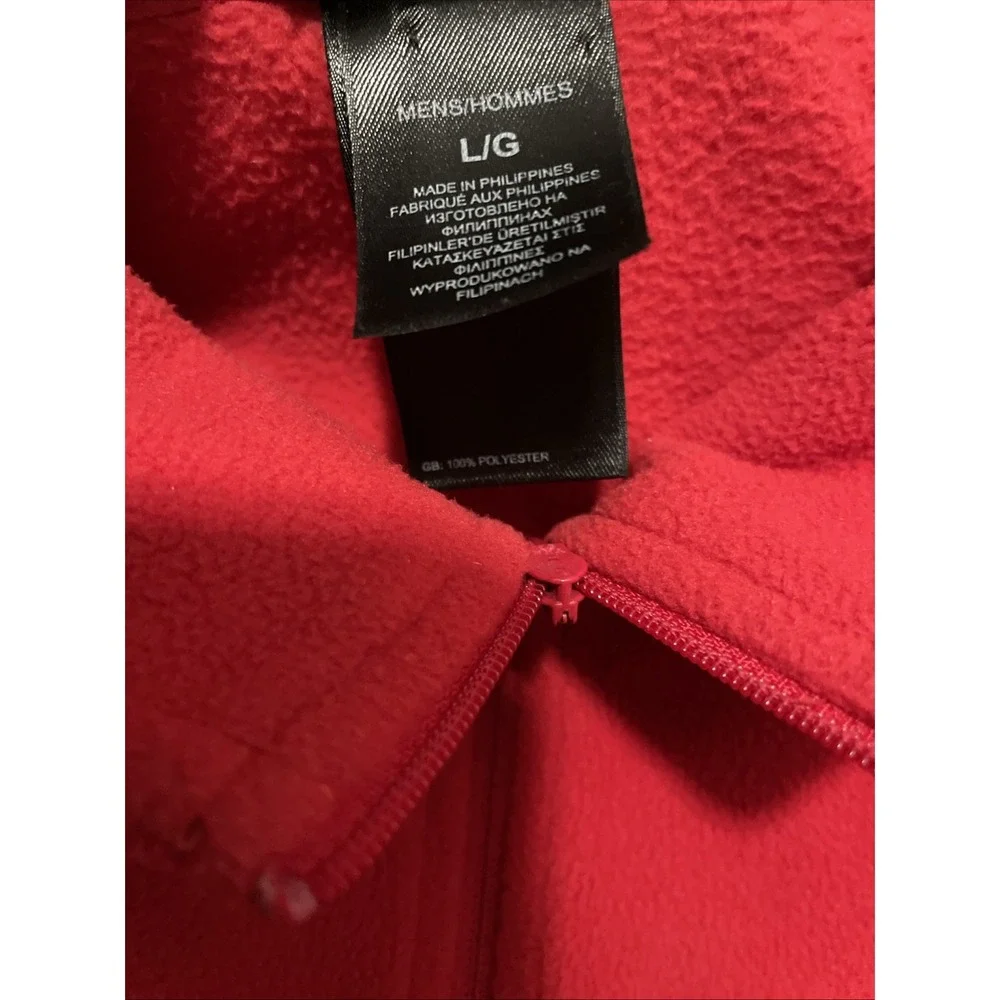 The North Face Fleece Mens Large Glacier Polartec 1/4 Zip Pullover
